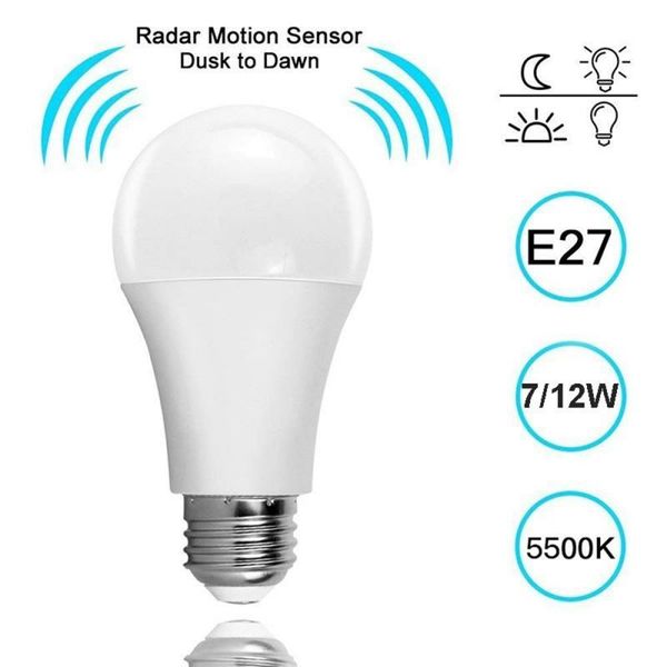bulbs 1pcs e27 white smart sensor led bulb lamp auto sensitive lights radar detection night light tubes
bulbs 1pcs e27 white smart sensor led bulb lamp auto sensitive lights radar detection night light tubes