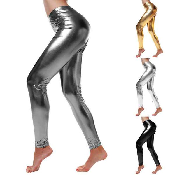 women glossy leggings high waist elastic pu leather skinny pants wet look metallic stretchy trousers dance pants leggings, Black;white
women glossy leggings high waist elastic pu leather skinny pants wet look metallic stretchy trousers dance pants leggings, Black;white