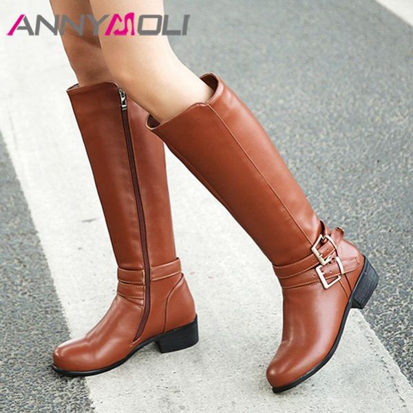 boots annymoli med heel knee high woman zip block shoes buckle long round toe ladies footwear winter warm black 33-46
boots annymoli med heel knee high woman zip block shoes buckle long round toe ladies footwear winter warm black 33-46