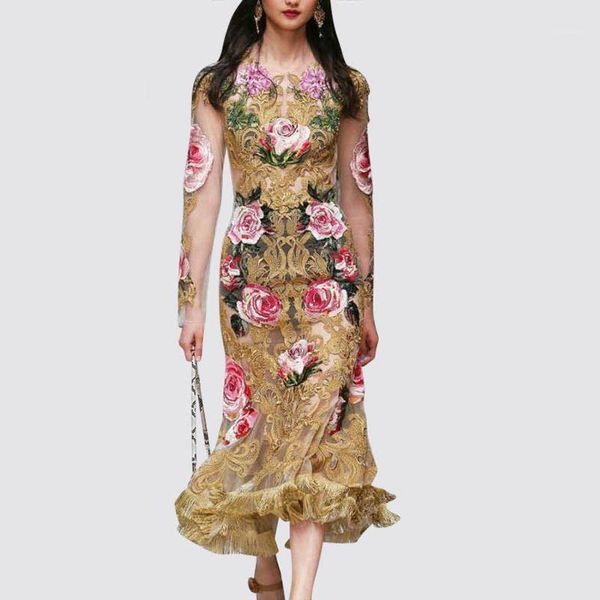 casual dresses elegant floral embroidery runway dress women's vintage see through mesh bodycon special occasion sheer vestido de festa, Black;gray
casual dresses elegant floral embroidery runway dress women's vintage see through mesh bodycon special occasion sheer vestido de festa, Black;gray