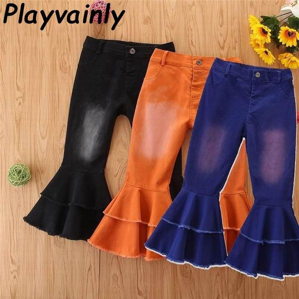 girls jeans children pants fashion bell-bottom flare elastic waist baby clothes 2-7y e206036, Blue
girls jeans children pants fashion bell-bottom flare elastic waist baby clothes 2-7y e206036, Blue