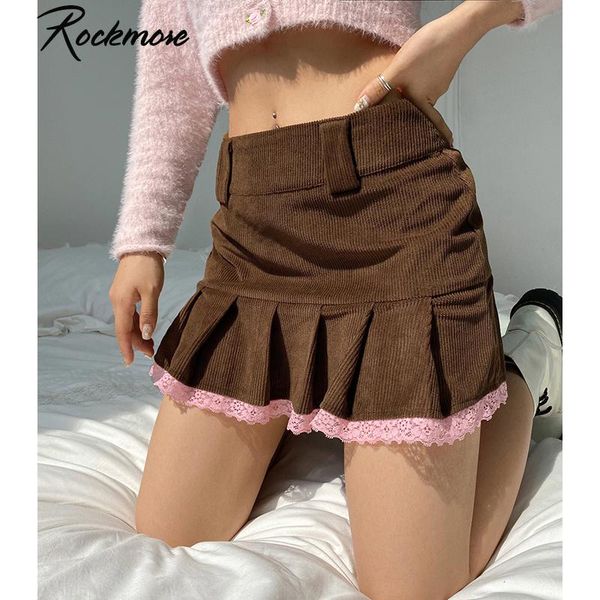rockmore brown corduroy high-waisted women's skirt vintage goth y2k 90s harajuku lace pleated mini tennis female 2021 skirts, Black
rockmore brown corduroy high-waisted women's skirt vintage goth y2k 90s harajuku lace pleated mini tennis female 2021 skirts, Black