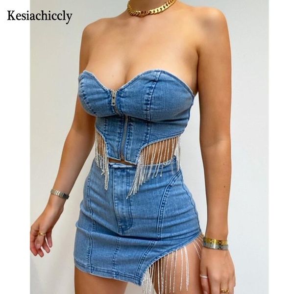 kesiachiccly summer diamonds tassel denim dress high street fashion off shoulder women zipper party 2021 casual dresses, Black;gray
kesiachiccly summer diamonds tassel denim dress high street fashion off shoulder women zipper party 2021 casual dresses, Black;gray