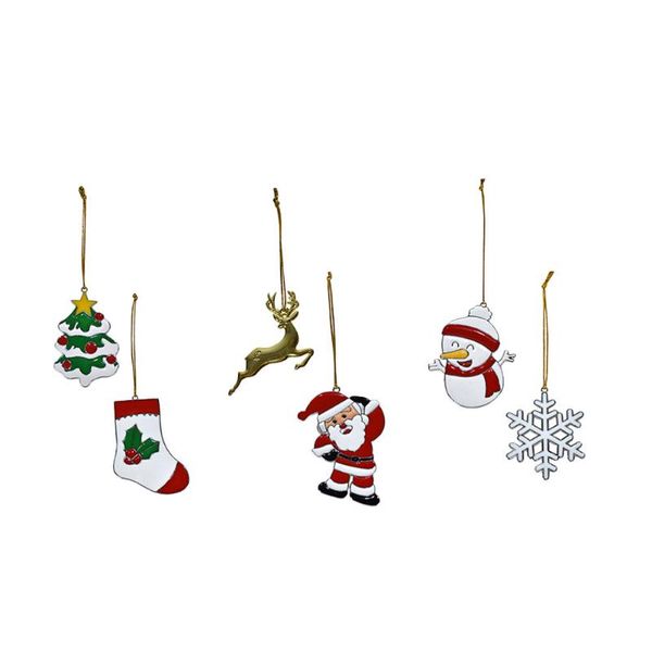christmas decorations 6pcs tree alloy pendants santa snow pendant ornaments for party
christmas decorations 6pcs tree alloy pendants santa snow pendant ornaments for party