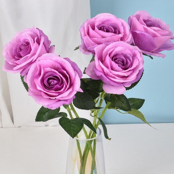 red rose purple artificial flower bouquet fake for wedding decoration flowers gaden home decor living room decorative & wreaths
red rose purple artificial flower bouquet fake for wedding decoration flowers gaden home decor living room decorative & wreaths