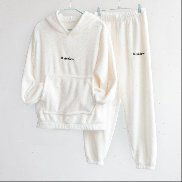 sanderala flannel winter pajamas sets women sleepwear soft lingerie long sleeve o neck full t shirt amp pants homewear, Black;red
sanderala flannel winter pajamas sets women sleepwear soft lingerie long sleeve o neck full t shirt amp pants homewear, Black;red