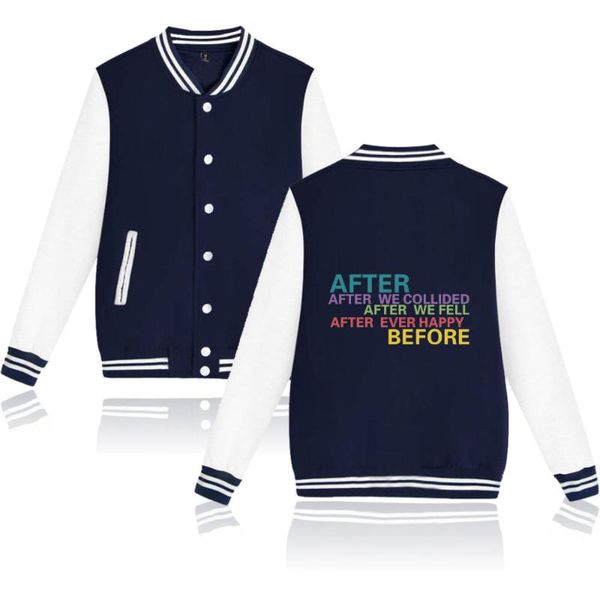 men's jackets after we collided sweatshirt tracksuit baseball long sleeve women/women streetwear romantic clothes plus size, Black;brown
men's jackets after we collided sweatshirt tracksuit baseball long sleeve women/women streetwear romantic clothes plus size, Black;brown