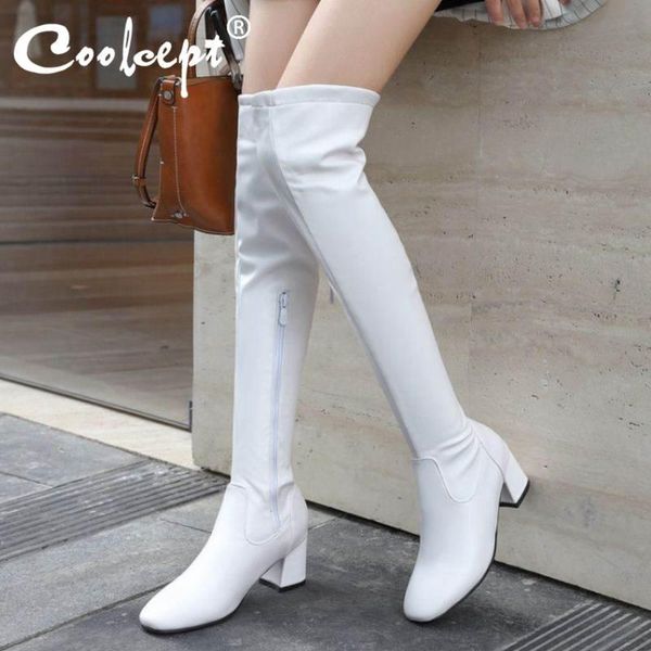 boots coolcept big size 34-45 women over the knee office ladies winter keep warm fur shoes casual zipper high heels, Black
boots coolcept big size 34-45 women over the knee office ladies winter keep warm fur shoes casual zipper high heels, Black
