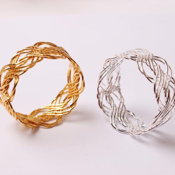 8pcs/metal gold and silver woven napkin ring table decoration refers to the family holiday party el wedding banquet jewelry rings
8pcs/metal gold and silver woven napkin ring table decoration refers to the family holiday party el wedding banquet jewelry rings
