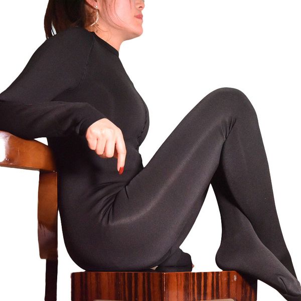 Sexy Women Shiny Full Bodysuit Open Crotch Sexy Tight Bottom Wear Bandage Cocoons One Piece Thong Bottom Warm Wear F64
Sexy Women Shiny Full Bodysuit Open Crotch Sexy Tight Bottom Wear Bandage Cocoons One Piece Thong Bottom Warm Wear F64