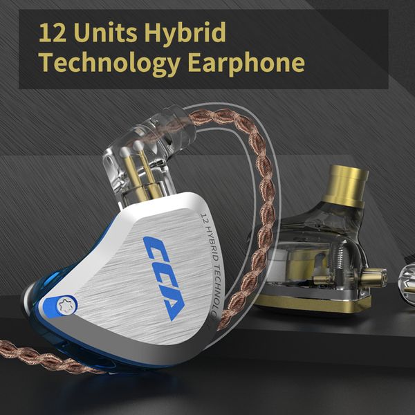 new cca c12 metal headset 5ba+1dd hybrid 12units hifi bass earbuds in ear monitor headphones noise cancelling earphones kz e10
new cca c12 metal headset 5ba+1dd hybrid 12units hifi bass earbuds in ear monitor headphones noise cancelling earphones kz e10
