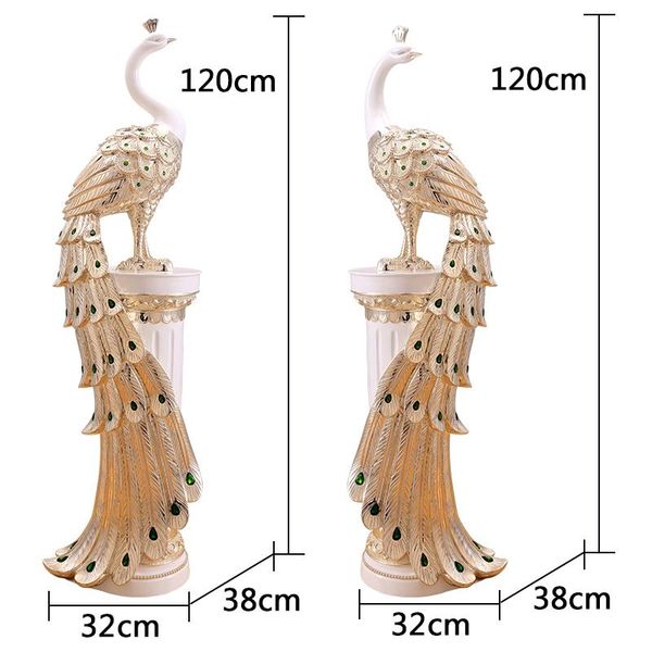 decorative objects & figurines peacock layout large floor european-style living room tv cabinet creative home decoration crafts
decorative objects & figurines peacock layout large floor european-style living room tv cabinet creative home decoration crafts
