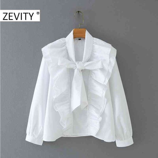 zevity women fashion v neck bow tie casual smock blouse shirt pleated ruffles chic white blusas streetwear ls7241 210419
zevity women fashion v neck bow tie casual smock blouse shirt pleated ruffles chic white blusas streetwear ls7241 210419