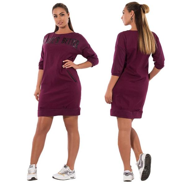 casual dresses plus size harjuku letter print mini female autumn three-quarter sleeve dress slim vestidos oversize clothing 6xl, Black;gray
casual dresses plus size harjuku letter print mini female autumn three-quarter sleeve dress slim vestidos oversize clothing 6xl, Black;gray