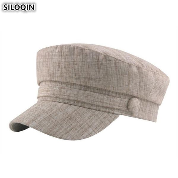 berets siloqin elegant women retro brands cap vintage army military hats solid color women's flat caps fashion simple snapback hat, Blue;gray
berets siloqin elegant women retro brands cap vintage army military hats solid color women's flat caps fashion simple snapback hat, Blue;gray