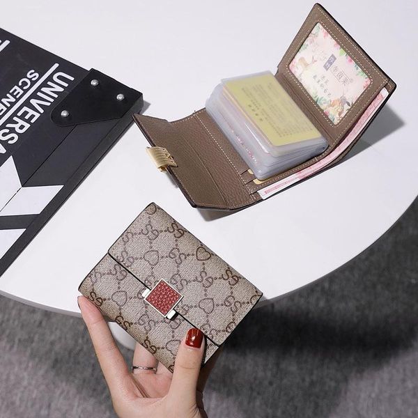 card holders 2022 driver's license holder wallet versatile bag women's small thin multiple slots short girl, Brown;gray
card holders 2022 driver's license holder wallet versatile bag women's small thin multiple slots short girl, Brown;gray