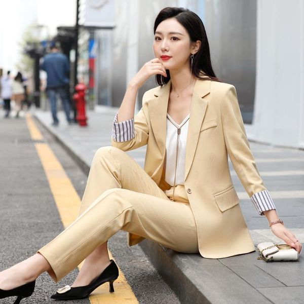 women's two piece pants women suits plus size work for professional clothes jacket and set suit, White
women's two piece pants women suits plus size work for professional clothes jacket and set suit, White