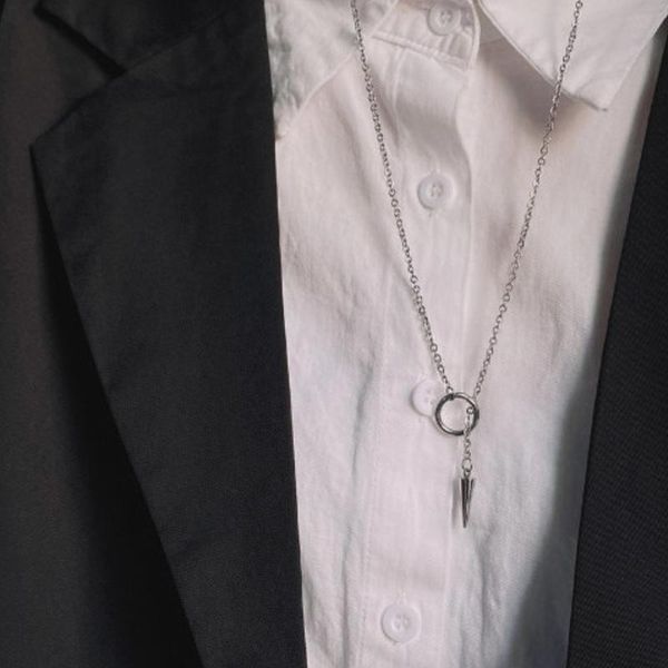 chains creative geometric arrow necklace female simple european and american hip-hop male clavicle chain non-fading jewelry, Silver
chains creative geometric arrow necklace female simple european and american hip-hop male clavicle chain non-fading jewelry, Silver