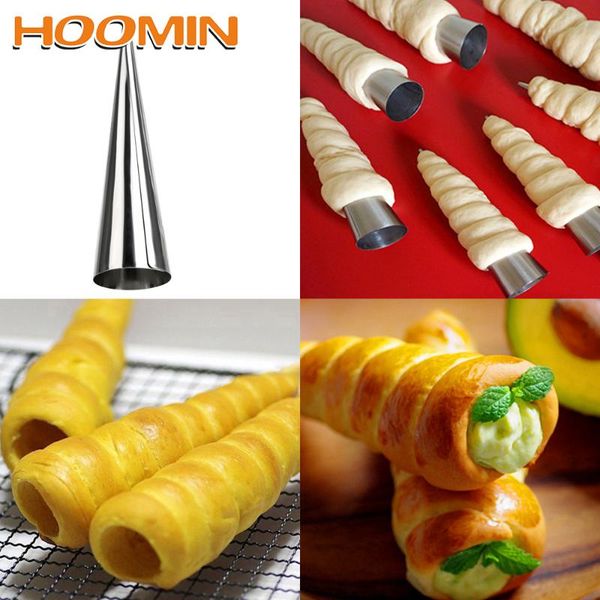 baking moulds hoomin kitchen supplies tool stainless steel cake mold horn bread pastry 5pcs cones spiral croissant tubes
baking moulds hoomin kitchen supplies tool stainless steel cake mold horn bread pastry 5pcs cones spiral croissant tubes