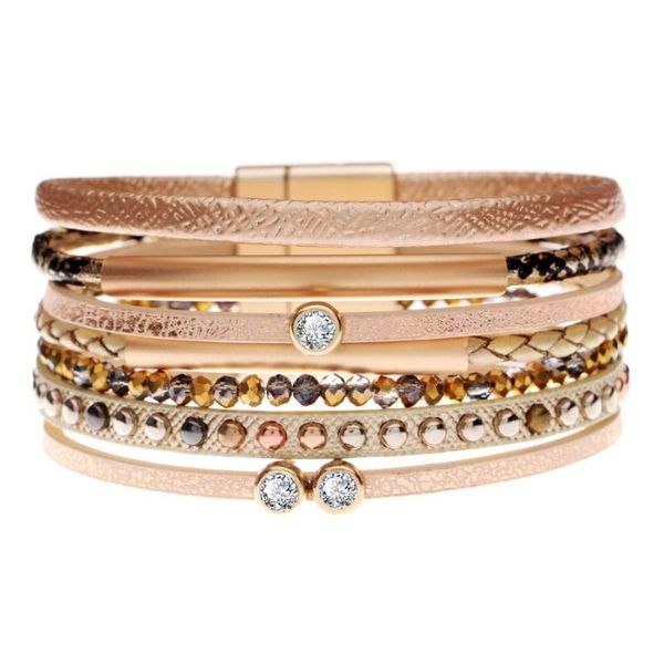 beaded, strands fashion alloy wide magnetic leather bracelets & bangles multilayer jewelry for women men crystal beads, Black
beaded, strands fashion alloy wide magnetic leather bracelets & bangles multilayer jewelry for women men crystal beads, Black