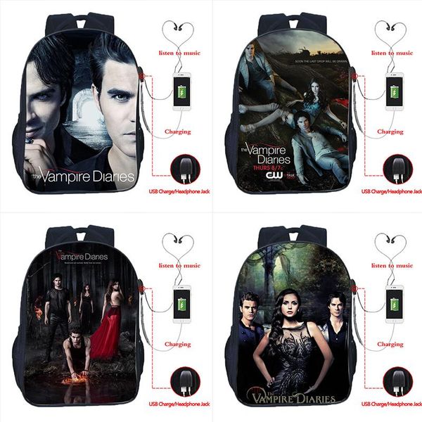 backpack the vampire diaries student daily usb charge boys girls beautiful double pocket school rucksack teens travel bag
backpack the vampire diaries student daily usb charge boys girls beautiful double pocket school rucksack teens travel bag