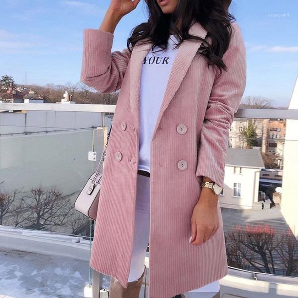 autumn winter solid color double breasted women's long sleeve lapel slim fit jacket coat elegant office suits & blazers, White;black
autumn winter solid color double breasted women's long sleeve lapel slim fit jacket coat elegant office suits & blazers, White;black
