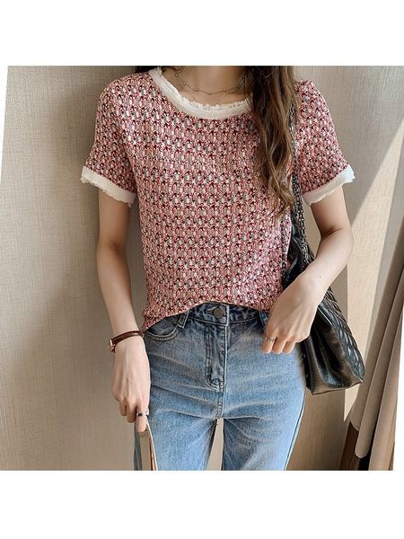 t shirt 2021 spring and summer round neck tassel ice silk sweater women's short sleeve loose half bottomed top, White
t shirt 2021 spring and summer round neck tassel ice silk sweater women's short sleeve loose half bottomed top, White