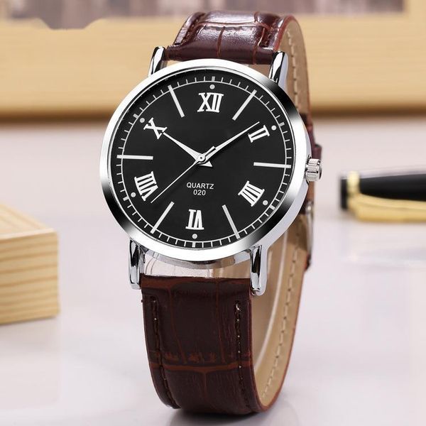 wristwatches fashion roman digital men's and women's belt waterproof watch high-end leisure couple student, Slivery;brown
wristwatches fashion roman digital men's and women's belt waterproof watch high-end leisure couple student, Slivery;brown