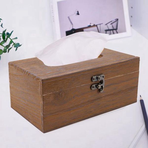 retro natural wooden tissue box toilet paper cover case napkin holder home car boxes & napkins
retro natural wooden tissue box toilet paper cover case napkin holder home car boxes & napkins