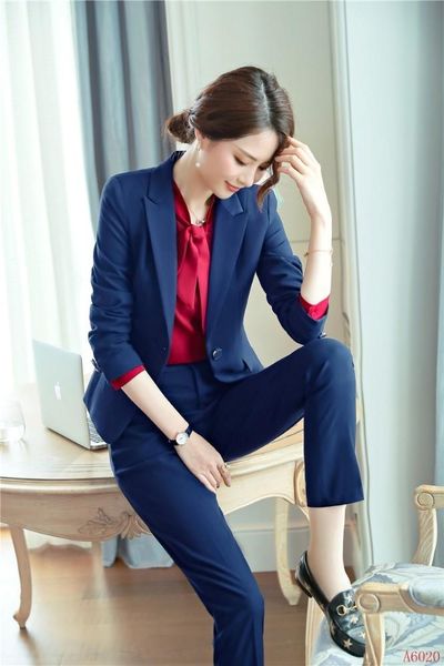 formal uniform styles women business suits with pants and jackets coat 2021 spring autumn ladies professional pantsuits blazers women's, White
formal uniform styles women business suits with pants and jackets coat 2021 spring autumn ladies professional pantsuits blazers women's, White