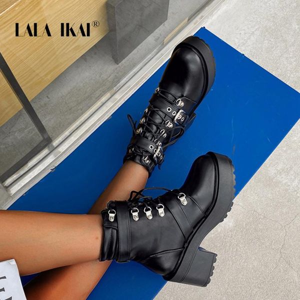 boots lala ikai women's autumn winter 2021 high heels round toe shoes lace-up sheepskin ankle botas de mujer, Black
boots lala ikai women's autumn winter 2021 high heels round toe shoes lace-up sheepskin ankle botas de mujer, Black