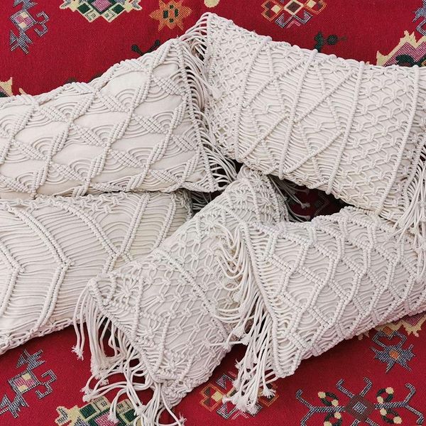 pillow case 30x50cm macrame hand-woven cotton thread covers sofa cushion cover decorative pillowcases home textile
pillow case 30x50cm macrame hand-woven cotton thread covers sofa cushion cover decorative pillowcases home textile