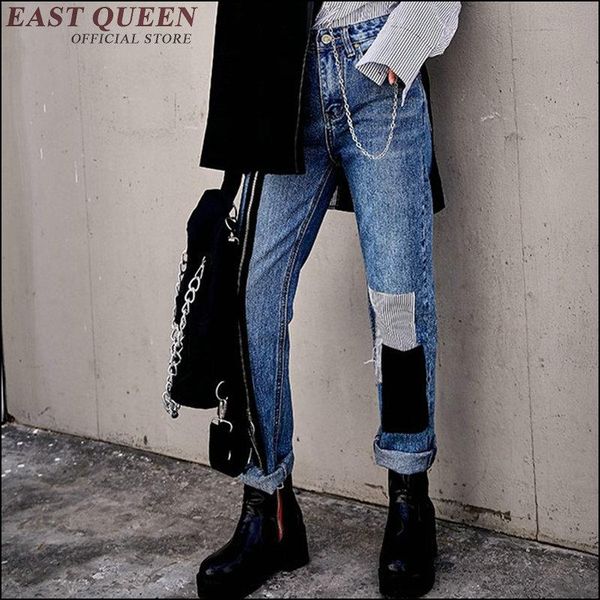 push up jeans for women button punk harajuku high waist skinny slim long zipper patchwork hole ripped mujer pant 3479 a women's, Blue
push up jeans for women button punk harajuku high waist skinny slim long zipper patchwork hole ripped mujer pant 3479 a women's, Blue