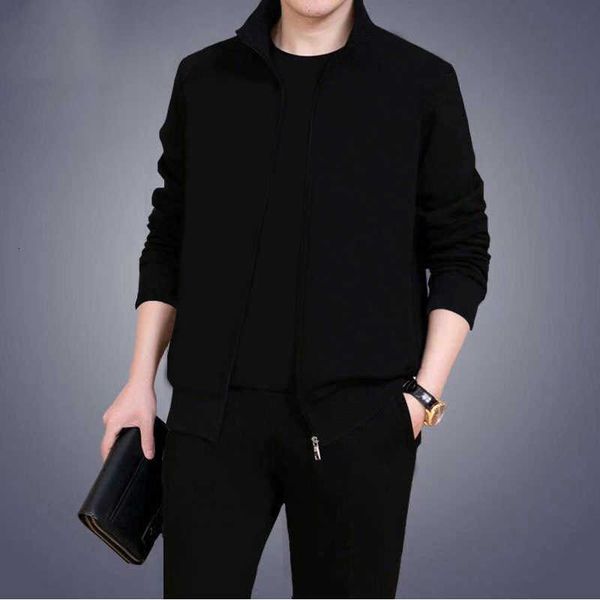 le men's tracksuits yi middle aged old autumn and winter two piece fashion cardigan sweater leisure sports suit for teenagers, Gray
le men's tracksuits yi middle aged old autumn and winter two piece fashion cardigan sweater leisure sports suit for teenagers, Gray