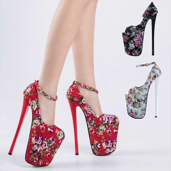 dress shoes catwalk shows sandals nightclub peep toe 22cm ultra high thin heels woman stiletto female platform multicolor pumps, Black
dress shoes catwalk shows sandals nightclub peep toe 22cm ultra high thin heels woman stiletto female platform multicolor pumps, Black
