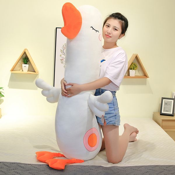 1 pc giant soft white goose yellow chick plushie down cotton stuffed long animal toy sleeping overnight leg pillow children gift
1 pc giant soft white goose yellow chick plushie down cotton stuffed long animal toy sleeping overnight leg pillow children gift