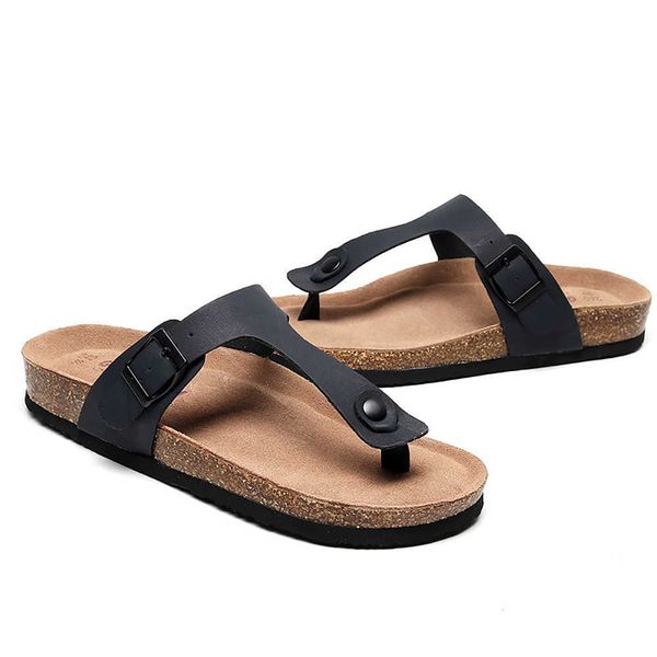 elling women's punk slippers outdoor summer flip flops zapatos hombre sandalies couple soft cork shoes for women men beach footwear des, Black
elling women's punk slippers outdoor summer flip flops zapatos hombre sandalies couple soft cork shoes for women men beach footwear des, Black