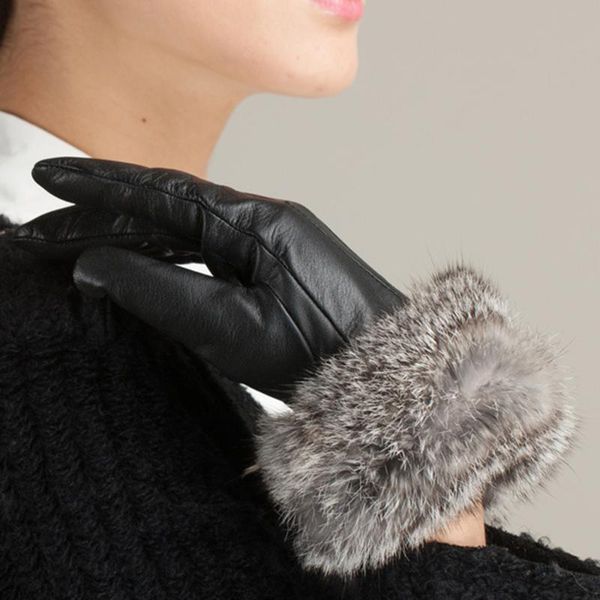 five fingers gloves women' genuine sheepskin leather rex windproof thermal elasticity warm winter mittens high-end s2157, Blue;gray
five fingers gloves women' genuine sheepskin leather rex windproof thermal elasticity warm winter mittens high-end s2157, Blue;gray