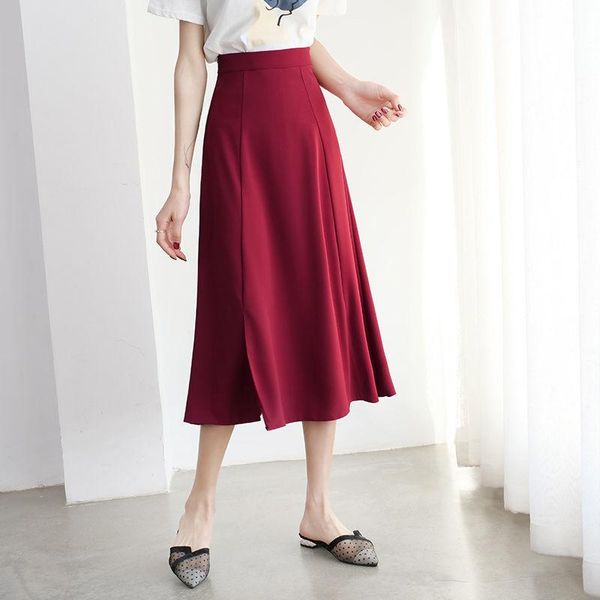 women skirts fashion solid long beach a-line high waist girls elegant female bottom, Black
women skirts fashion solid long beach a-line high waist girls elegant female bottom, Black