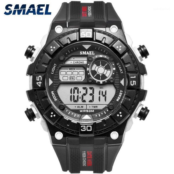 men's watches fashion waterproof military man watch luminous led electronic clock sports relogio masculino relojes wristwatches, Slivery;brown
men's watches fashion waterproof military man watch luminous led electronic clock sports relogio masculino relojes wristwatches, Slivery;brown