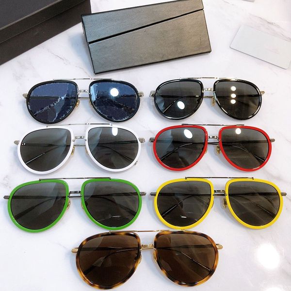 designer sunglasses blacksuit oval frame womens fashion all-match summer style mens driving glasses uv400 protection with mirror case, White;black
designer sunglasses blacksuit oval frame womens fashion all-match summer style mens driving glasses uv400 protection with mirror case, White;black