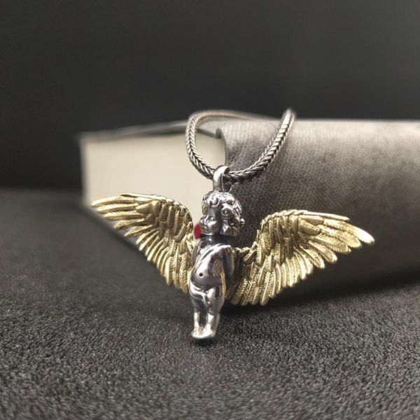 pendant necklaces men's women's trend necklace cute little angel golden wing light luxury clavicle chain jewelry gift, Silver
pendant necklaces men's women's trend necklace cute little angel golden wing light luxury clavicle chain jewelry gift, Silver