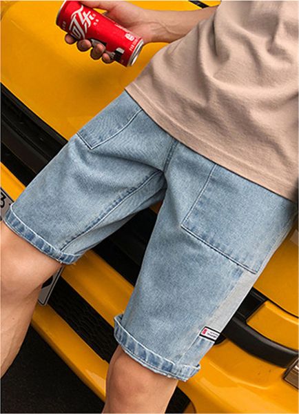 jeans casual mid waist knee length male pants plus size mens shorts loose designer short, Blue
jeans casual mid waist knee length male pants plus size mens shorts loose designer short, Blue