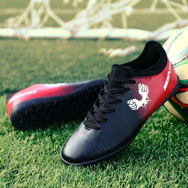sneakers man football trainers shoes children turf tf flat classic soccer cleats women teens kids indoor futsal, Black;red
sneakers man football trainers shoes children turf tf flat classic soccer cleats women teens kids indoor futsal, Black;red