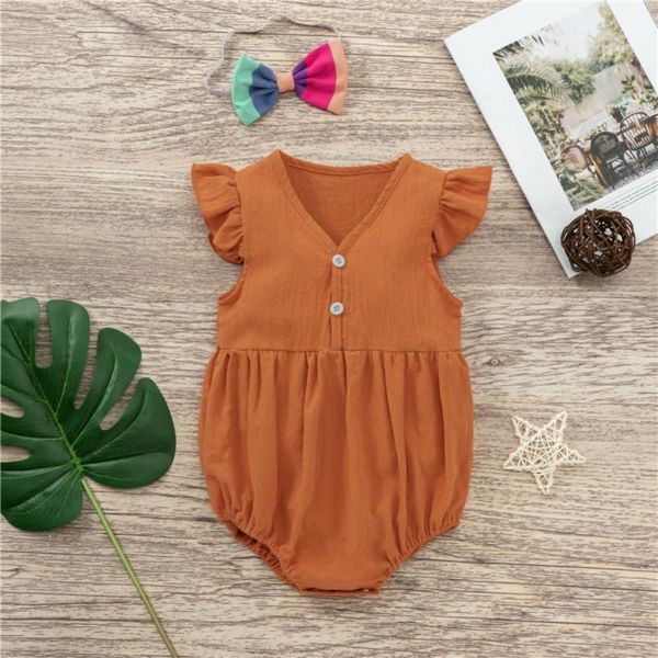 baby girls' summer casual hoodless triangle creeper romper sleeveless clothes cute solid color clothing sets, White
baby girls' summer casual hoodless triangle creeper romper sleeveless clothes cute solid color clothing sets, White