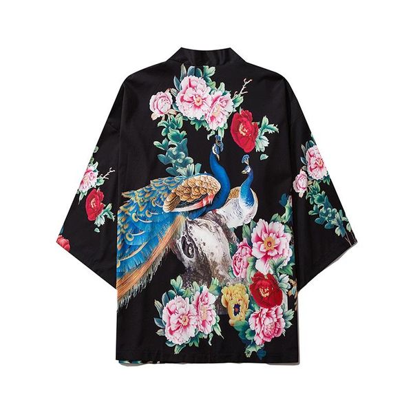 japan style clothes men summer streetwear peacock print kimono cardigan mandarin robe japanese trend kimonos v2023 ethnic clothing, Red
japan style clothes men summer streetwear peacock print kimono cardigan mandarin robe japanese trend kimonos v2023 ethnic clothing, Red