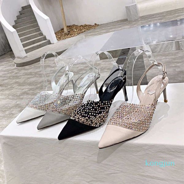 designer- mesh sandals women's stiletto summer leather rhinestone one-word buckle strap wild back space temperamhigh heel, Black
designer- mesh sandals women's stiletto summer leather rhinestone one-word buckle strap wild back space temperamhigh heel, Black