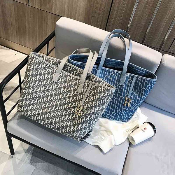 big bag women's new fashion student versatile shoulder denim large capacity canvas purses
big bag women's new fashion student versatile shoulder denim large capacity canvas purses