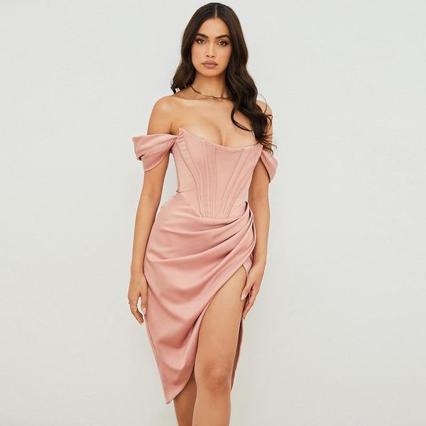casual dresses 2021 arrivals fashion women party wear off shoulder summer corset dress for ladies bodycon midi, Black;gray
casual dresses 2021 arrivals fashion women party wear off shoulder summer corset dress for ladies bodycon midi, Black;gray