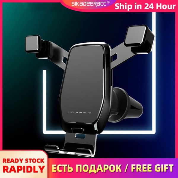 cell phone mounts & holders gravity car holder air vent automatic clamping for xs 11 pro max universal clip anti slip mount stand sta
cell phone mounts & holders gravity car holder air vent automatic clamping for xs 11 pro max universal clip anti slip mount stand sta